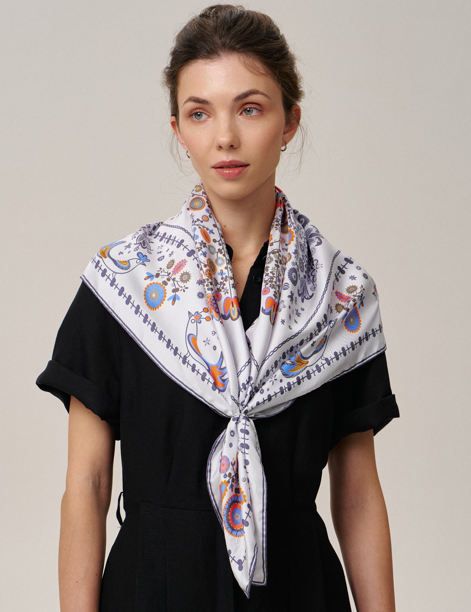 Картинка Шовкова хустина «Слобожанщина. Ранкова роса»